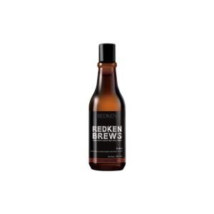 Redken Brews Champú, Acondicionador y Gel 3 en 1 300ml