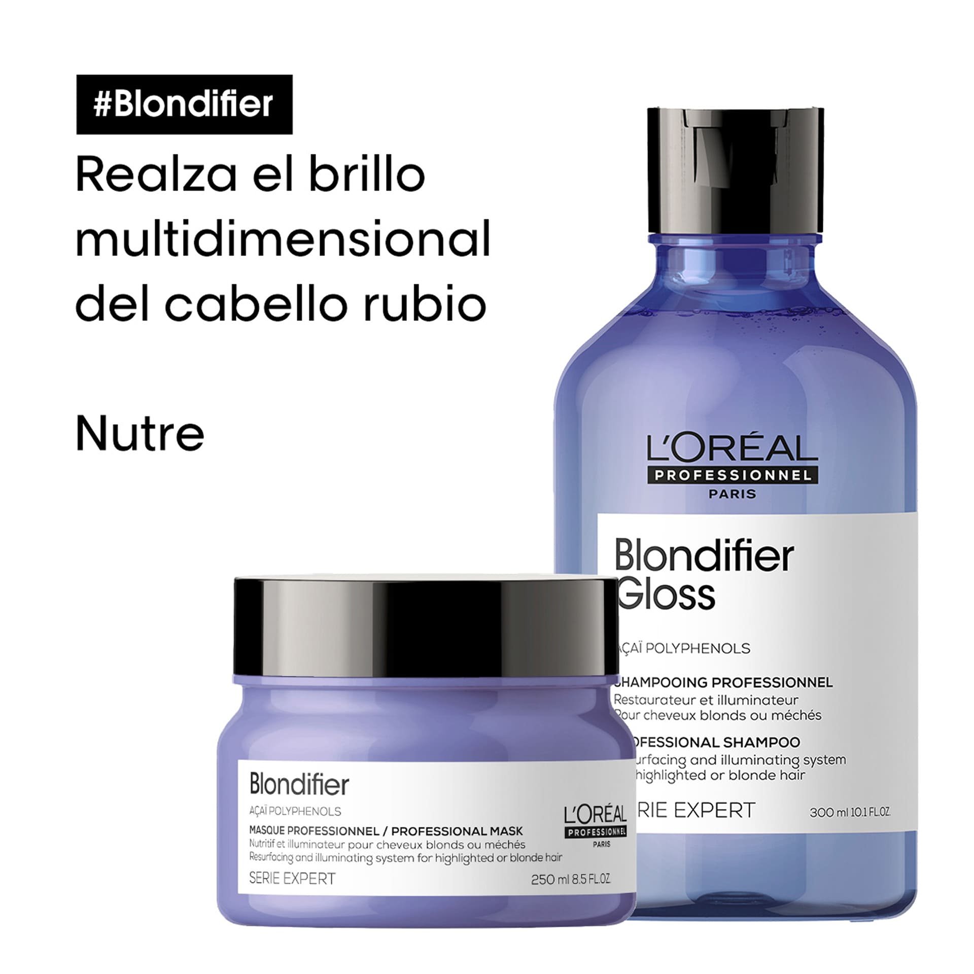 Blondifier Champú iluminador y restaurador 300ml - Imagen 4