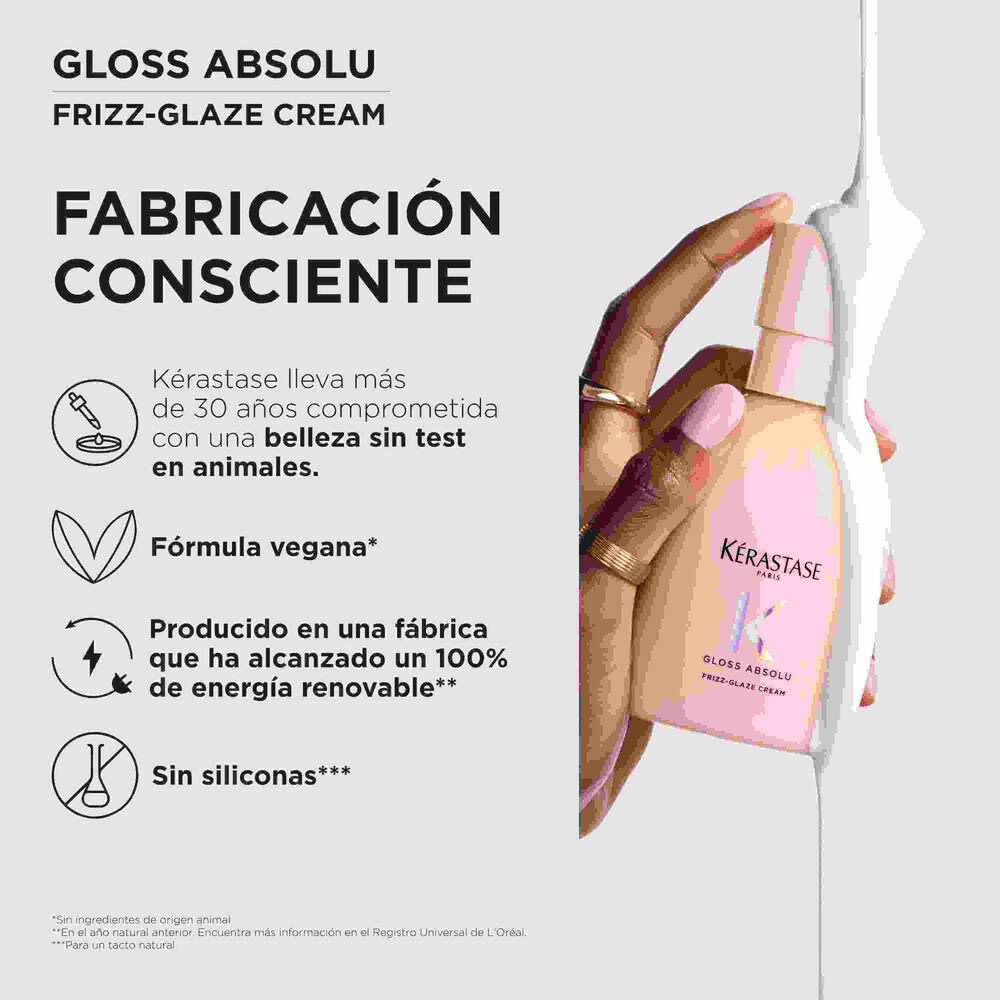 Gloss Absolu Frizz-Glaze Cream 250ml - Imagen 4